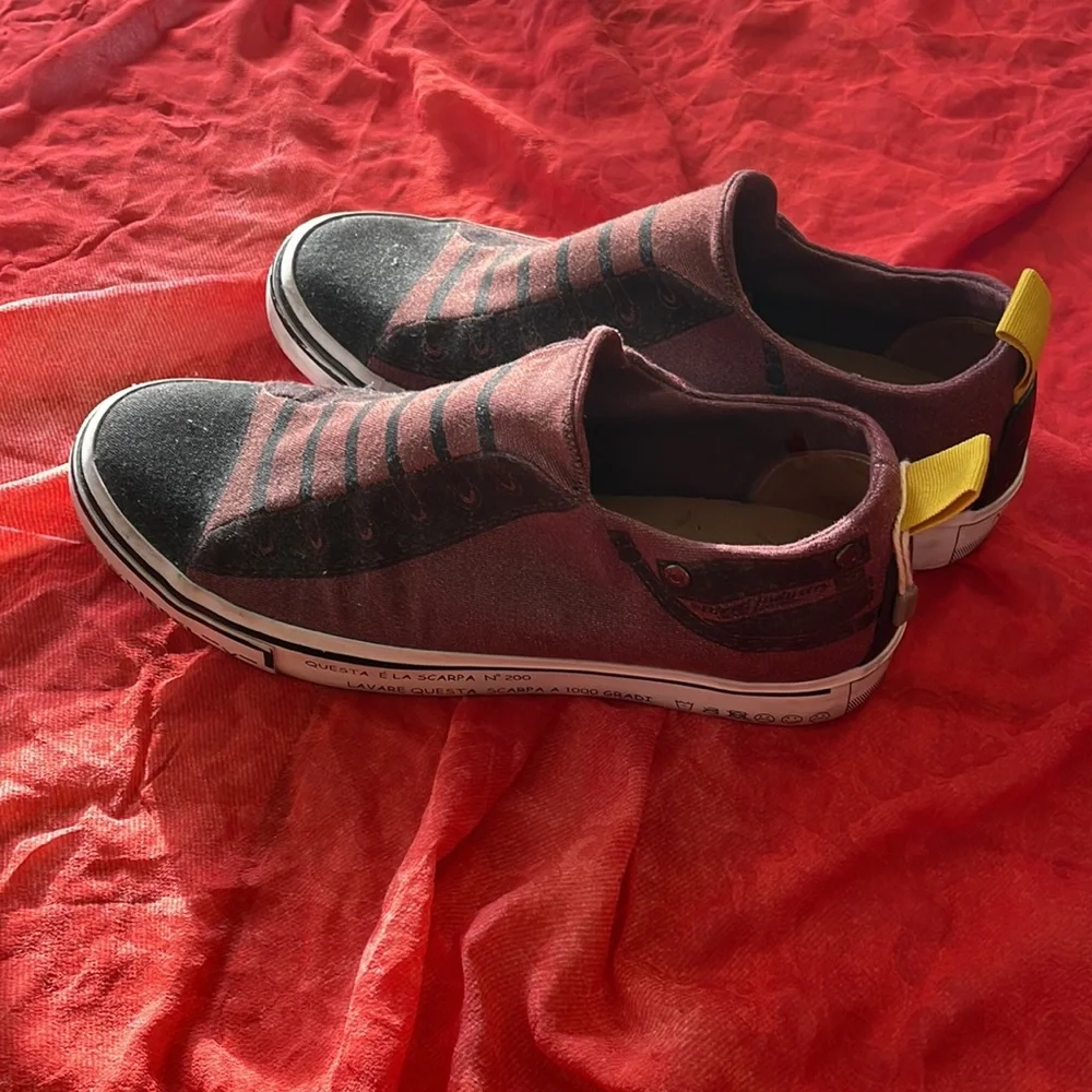 Diesel woman slip-on sneakers shoes original made in Italy